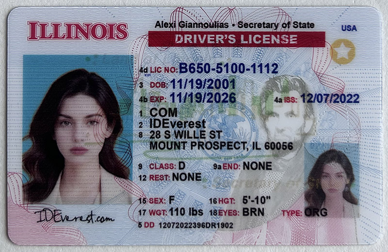 Illinois Fake ID